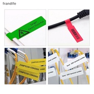 Frandlfe 150Pcs 5 Lembar Label Kabel Jaringan Penanda Kawat Tahan Air