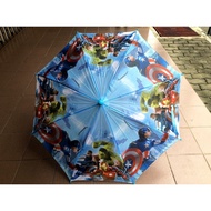 [READY STOCK] Cartoon Umbrella With Whistle For Kids 55cm Boys and Girls Payung Budak Lelaki Perempu