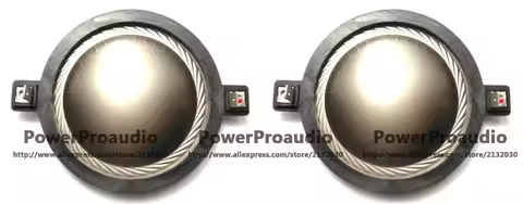2pcs Quality Diaphragm CCAR Flat wire for B&C DE600 DE610 DE620 Driver Speaker Horn Repair 8 or 16 O