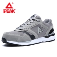 PEAK Men's Steel Toe Work Safety Shoes Lightweight Breathable Anti-smashing Non-slip Casual Sneaker