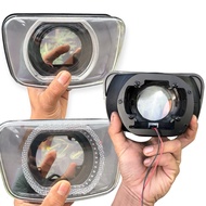 RXKING PNP BILED OVAL REFLECTOR 2.5INC AES TURBO SHROUD 3INC READY TO INSTALL Lampu LED Motor Sport 