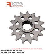 Front Gear WR3 520 x 14T 15T HONDA CB500F CB500X Rebel 500
