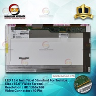 LAYAR LED LCD Screen 15.6 Standard thick For asus N56 N56v N56v8