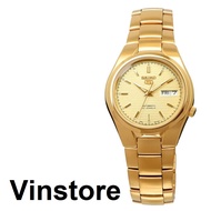 [Vinstore] Seiko 5 SNK610K1 Automatic Gold Tone Stainless Steel Gold Tone Textured Dial Men Watch SNK610K SNK610