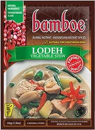 Bamboe Bumbu Lodeh Vegetable Stew Spice Mix, 70 Gram (Pack of 9)