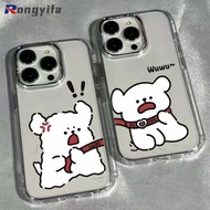Cartoon Dog Couple Phone Case For Samsung Galaxy S26 S25 Edge S24 S23 S22 S21 S10 Plus S20 FE F55 F1