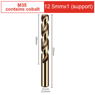 MATA BOR HSS COBALT BAJA M35 COBALT 12.5 MM HSS CO BAJA LURUS BESI
