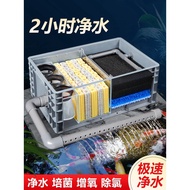 Turnover Box Filter Box Fish Pond Ecological Water Purification Equipment Pond Fish Pond Water Circulation System Fish Tank Filter