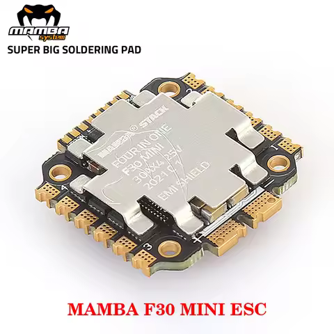 DIATONE MAMBA MINI F30/F40_BLS/F40_128K BLHeli_S/BLHeli_32 4in1 ESC Dshot 300-600-1200 Installation 