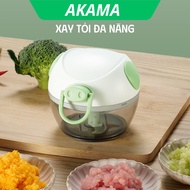 AKAMA Handheld Garlic and Chili Grinder - Fast, Convenient, Safe Grinding