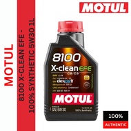 XWC00015 MOTUL 8100 X-CLEAN EFE Extra Fuel Economy 5W30 1L 100% Synthetic Engine Oil BMW MB VW Appro