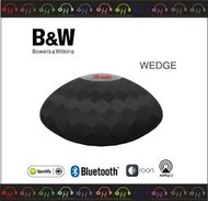 弘達影音多媒體 B&amp;W Bowers &amp; Wilkins Formation Wedge 無線串流喇叭 黑色