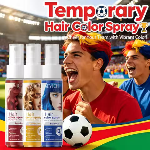 Hair Color Spray Long Lasting Hair Dye Spray Instant Hair Salon Multi Color Hair Colour Cream for Fe