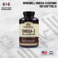 Windmill Omega 3 1000mg 180 Softgel with EPA and DHA