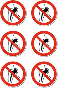 No Access for Persons with Metal Implants, Prohibition Sign: P014 - DIN EN ISO 7010 / ASR A1.3 - Sti