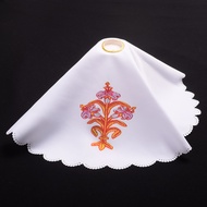 Catholic Church Priest Mass Altar Cloth Chalice Cover Flower Printed Pall