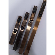 6" / 8" / 10" / 12" ST. GUCHI BRASS FLUSH BOLT LATCH (LEVER STYLE)