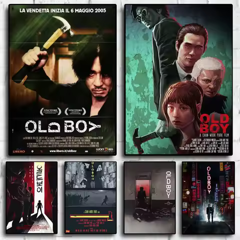 Classic Movie Oldboy Film Characters Series Posters For Living Room Canvas Painting Print Art Home W