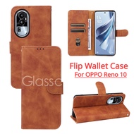 For Oppo Reno 10 Pro 5G Casing For Oppo Reno 10 Pro Reno10 Reno10Pro 10Pro 5G Flip Leather Phone Case Card Slot wallet Bracket Shockproof Protection Cases Cover