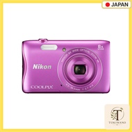 【 Used 】 Nikon COOLPIX S3700 Digital Camera, Pink, 8x Optical Zoom, 20.05 Megapixels, S3700PK