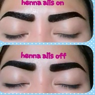 ( MURAH HASIL INSTAN ) !!! HENNA ALIS TAHAN LAMA SEPERTI SULAM ALIS / HENA ALIS / TATO ALIS / HENNA 