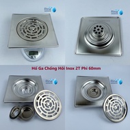 Phễu hố ga thoát sàn chống hôi 3 lớp Rina Lr010 Xi phong chống hôi inox 201 Hàng Việt Nam Nam châm k