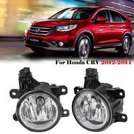 HONDA CRV CR-V 2012 2013 2014กันชนหน้า Foglights ไฟตัดหมอก