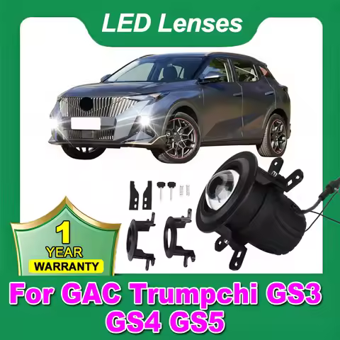 LED Lenses Fog Light With Stand 2-inch LED Fog Projector Lens Retrofit Fog Light Lamp 6000K White Fo