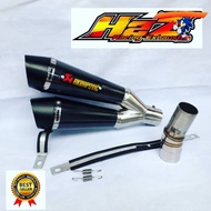Akrapovic double slip on exhaust for CB150R CBR150R Ninja 250cc
