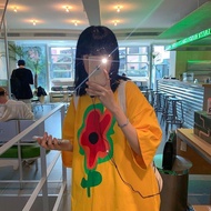 大码现货速发超大码300斤夏季短袖T恤女韩版宽松显瘦胖mm200斤学生遮肚子上衣3.30