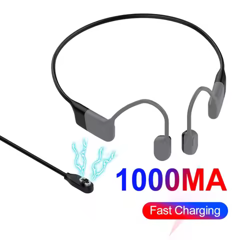 USB Magnetic Charging Cable 1M Replacement Charging Cable Headphones Charger Portable Charging Cord 