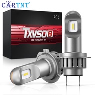 CarTnT 2ชิ้น Super Bright H7หลอดไฟหน้า LED Mini 6000K 110W 30000LM หลอดไฟรถยนต์หลอดไฟรถยนต์12V LED ไฟตัดหมอก