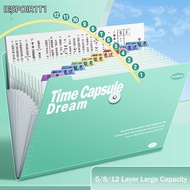 IESPOIR1T1 Organ Bag, Waterproof Test Paper Storage A4 File Folder, Creative Classified Storage 5/8/