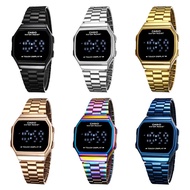 AAA Unisex Casio Digital Watch Touch Screen Steel Watch A168 Jam Tangan Wanita