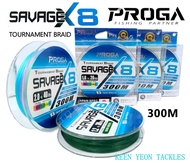 PROGA SAVAGE X8 BRAIDED LINE 300m