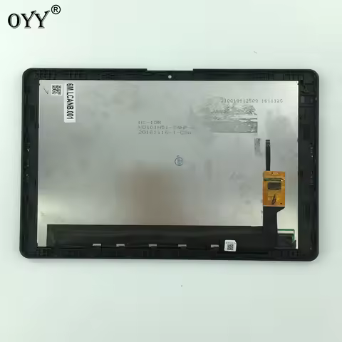 Full LCD Display Panel Touch Screen Digitizer Assembly frame Replacement Parts 10.1" For Acer Iconia