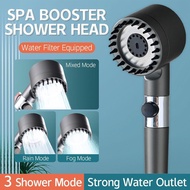 Home bath handheld shower head spa booster shower head filtered pressurized shower head shower set