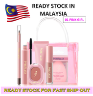 Pinkflash Face Makeup Set 11 Items Beauty Cosmetic Bag Eyebrow Eyeliner Matte Lipstick Foundation