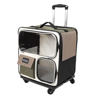 EdenPetz Foldable Pet Dog Trolley4 Universal Wheels Pet Travel Case Backpack Cat Dog Stroller