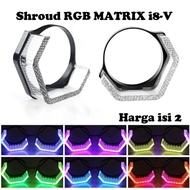 Shroud 5D Crystal I8 V 30 3 inch cover biled Hexagon Hexagonal glory crystal acrylic rgb matrix