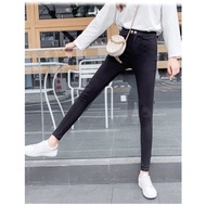 Mã 154 Quần Legging 2 Khuy Quần Dài Legging Nữ Cạp Khóa - Có BigSize 80kg