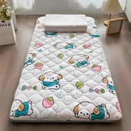 New color ！Foldable floor mat Single queen king 3-4cm thick Tatami Mattress foldable lazy mattress s