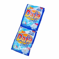 Deterjen Bubuk Daia Putih 1 Dus Isi 12 Renceng / Sabun Cuci Pakaian Baju 1 Karton 55gr