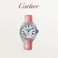 Cartier/Cartier Cl Key Series Mechanical Watch Stainless Steel Diamond Leather Strap Watch