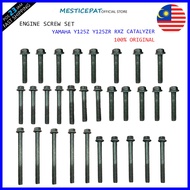 ENGINE SCREW SET ENJIN SKRU SET YAMAHA Y125Z/Y125ZR/RXZ CATALYZER/RXZ MILI ORIGINAL THAILAND YAMAHA