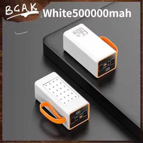 500000mah 100000mah 200000mah 300000mah Upgraded Version Super Powerbank Fast Charge Portable Power 
