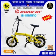 [MFB] 16 Inch Pacific Exotic ET-2026SL 7 Speed SHIMANO GEAR Folding Bike Basikal Lipat