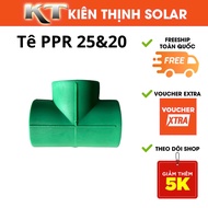 PPR Tee 20mm / 25mm | PPR pipe 3-branch connector | Hot and cold water pipe accessories