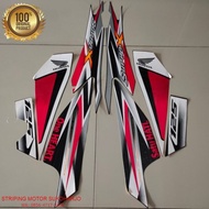 (ORI) striping honda supra x 125 2013 hitam merah kualitas original