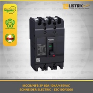 MCCB/NFB ELECTRIC EZC100F 3P 60A 10KA/415VAC - EZC100F3060 - PAWYOU STORE